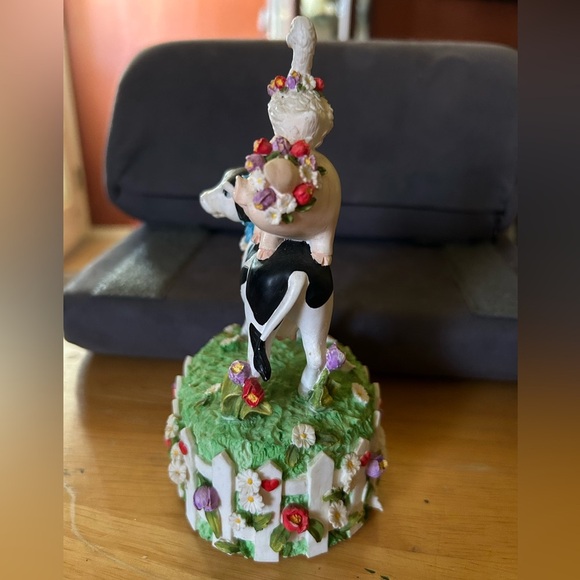 San Francisco Music Box Company Farm Animals Music Box Cow Pig Goose - Picture 6 of 9